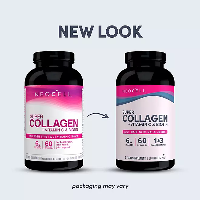 NeoCell Super Collagen + Vitamin C & Biotin Tablets (360 ct.)