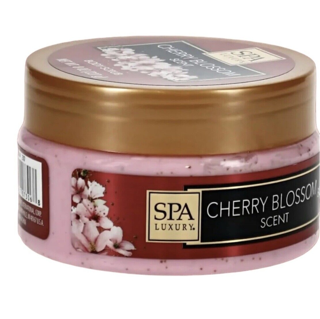 Spa Luxury Cherry Blossom scent Body Scrub (227g)