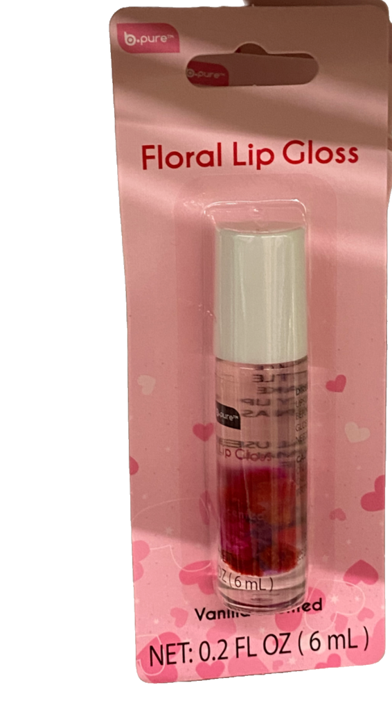 b.color - Floral Lip Gloss - vanilla scented 6ml 