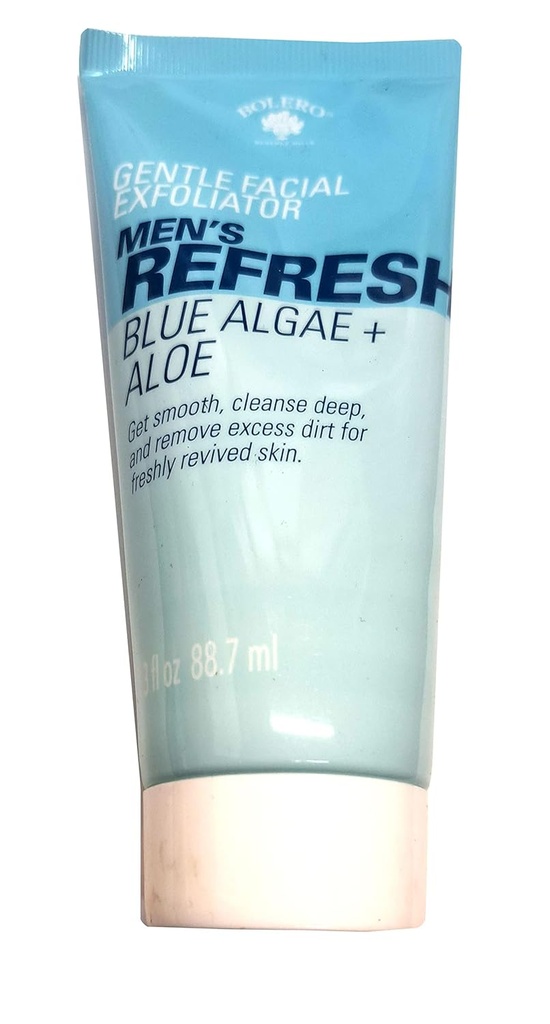 Bolero - Facial Moisturizer Men's Refresh - Blue Algae + Aloe 3fl oz (88.7ml) 