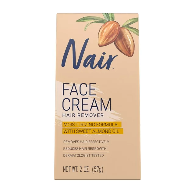 Nair - Face Cream Hair remover with Almond oil (57g)