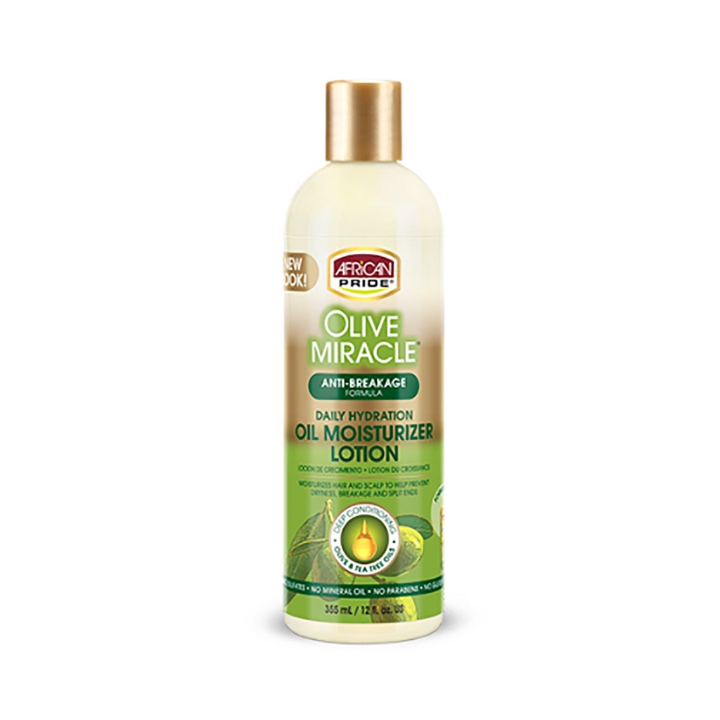[FD] African Pride Olive Miracle Anti breakage formula Oil moisturizer lotion, 12 oz. (355ml)