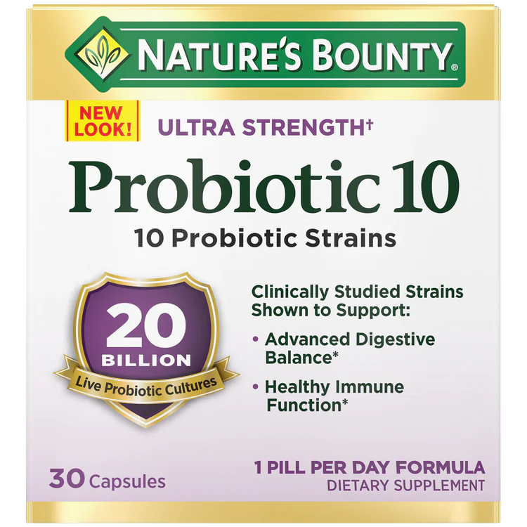 Nature's Bounty  Ultra Strength Probiotic 10 30 capsule 