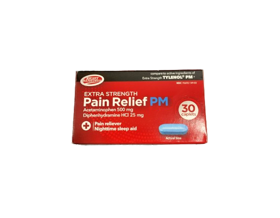 Right Remedies - Extra Strength Pain Relief PM - 30 Tablets