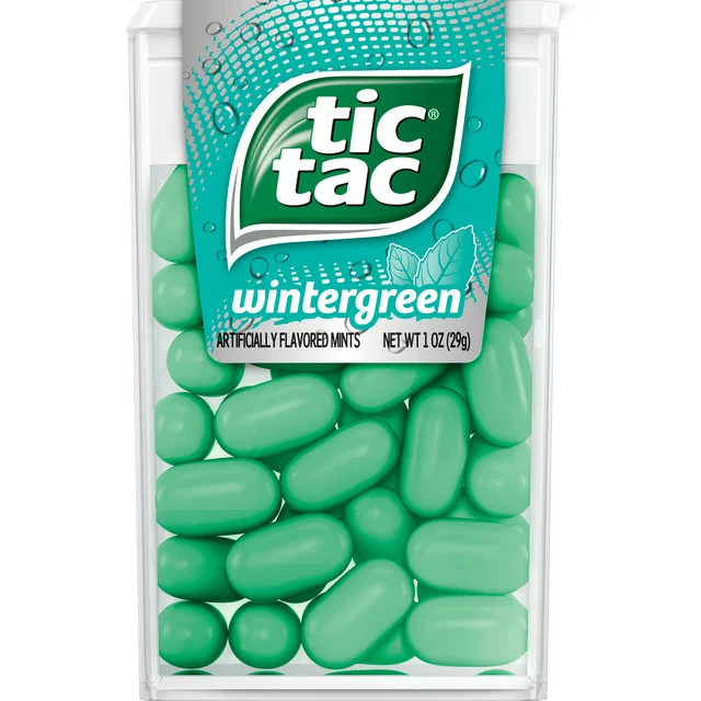 Tic Tac Fresh Breath Mints, Wintergreen, Hard Candy Mints, 1 oz