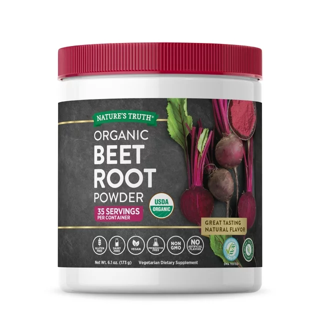 Nature's Truth Organic Beet Root Powder 6.1oz (173g)