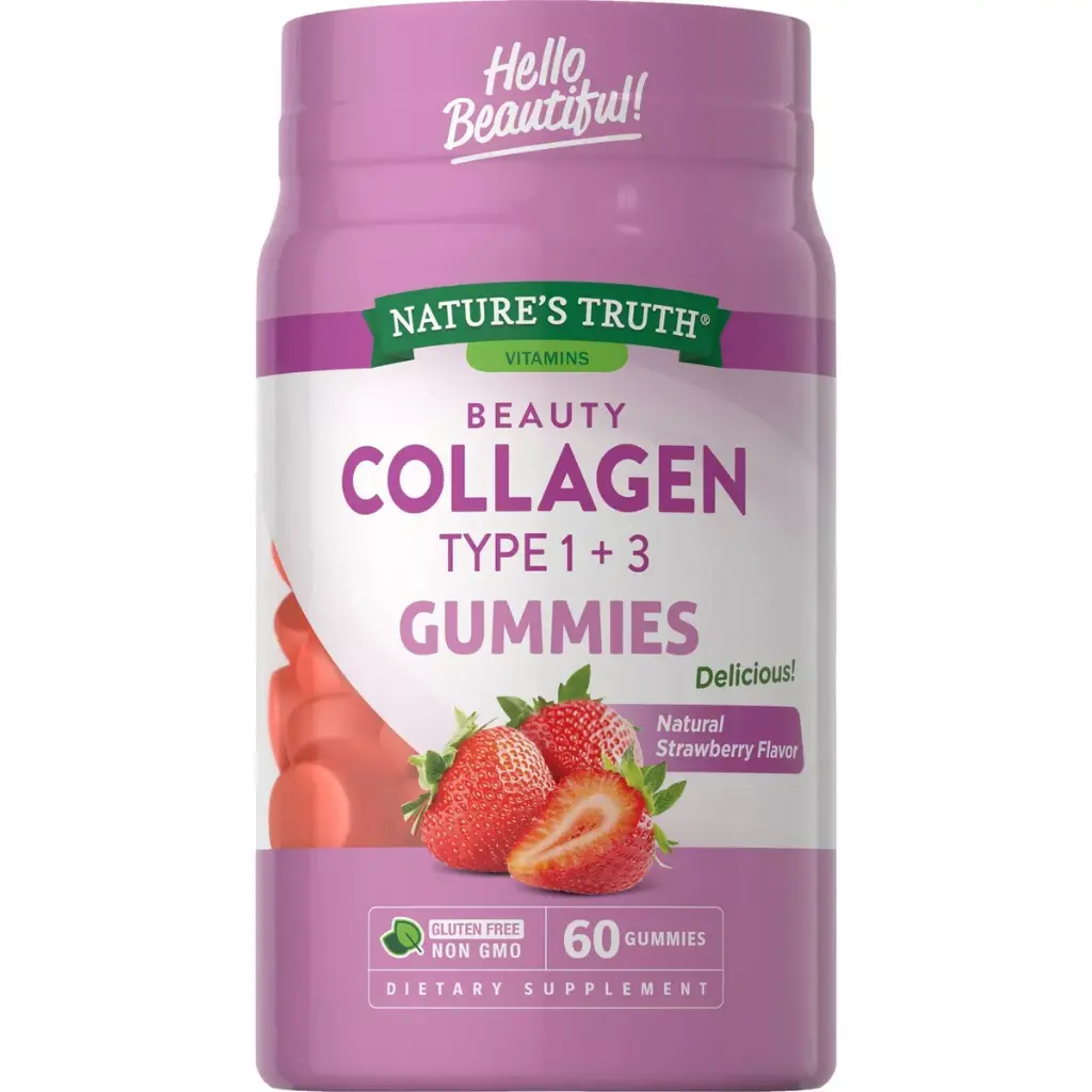 Nature's Truth Collagen Peptides type 1+3 gummies 60 gummies