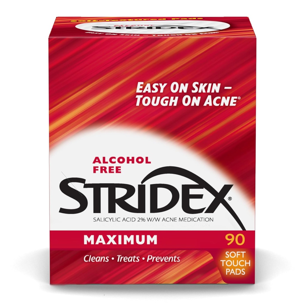 Stridex alcohol free soft touch pads 90 