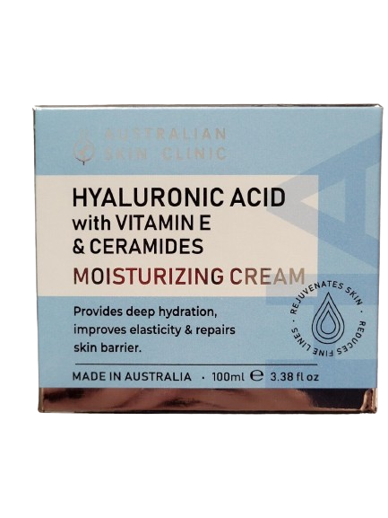 [BL] Australian skin clinic Hyaluronic Acid with vitamin E & ceramides cream 100ml 