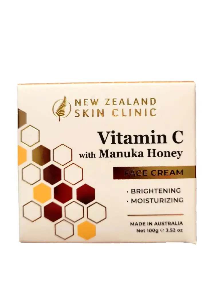 New Zealand skin clinic Vitamin C with Manuka honey face cream 100g 