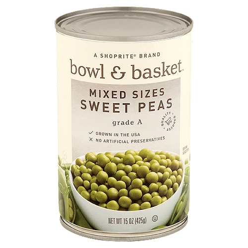 Bowl & Basket mixed sizes sweet peas, 15 oz(425g) 