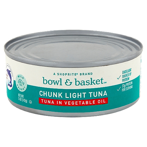 [SR] Bowl & Basket Chunk light tuna in vegetable oil (142g)