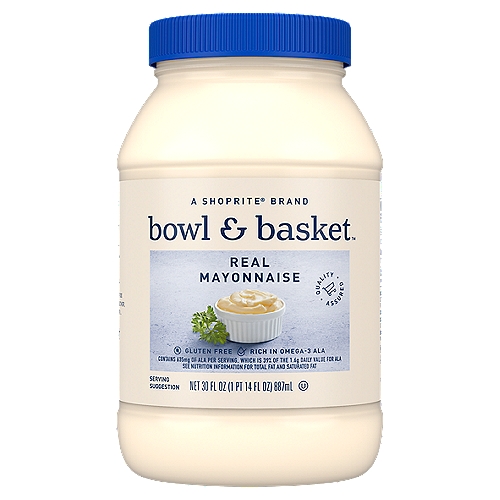 Bowl & Basket Real Mayonnaise, 30 fl oz