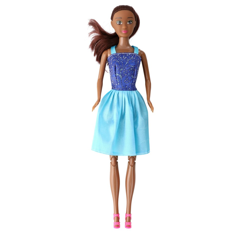 Dark Skinned Poseable Fashion Dolls, 11.5-in.