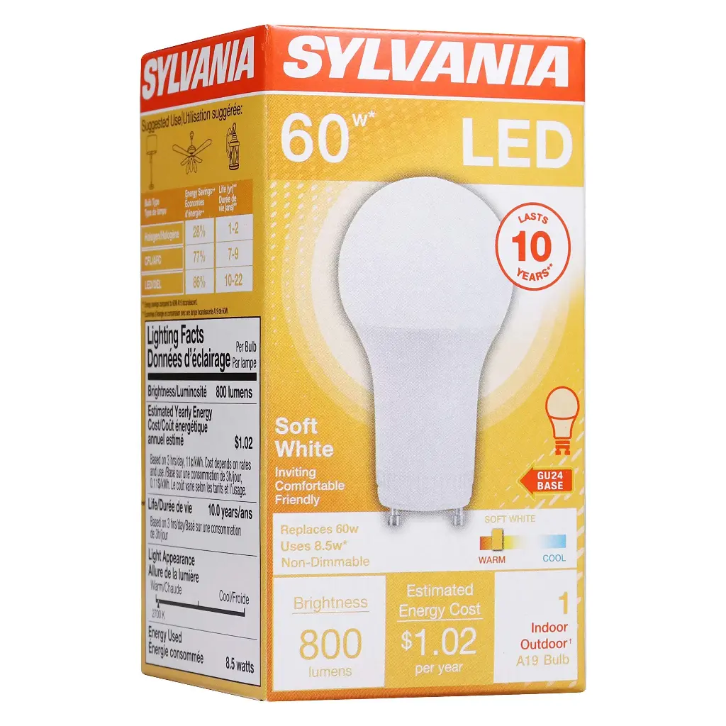 Sylvania Light Bulb Set of 4- 60 w bulb