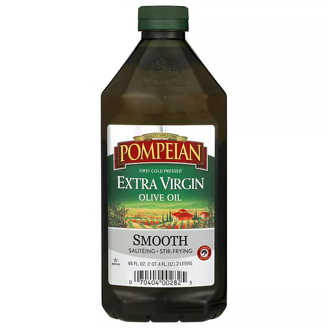 Pompeian Smooth Extra Virgin Olive Oil, 2L