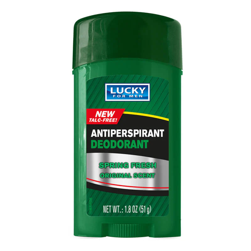 Lucky for Men - Spring Fresh Original Scent Antiperspirant Deodorant, 45g
