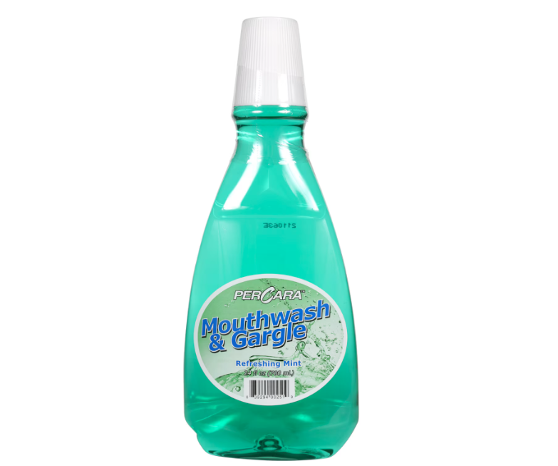 PerCara Refreshing Mint Mouthwash & Gargle, 24-oz. Bottle