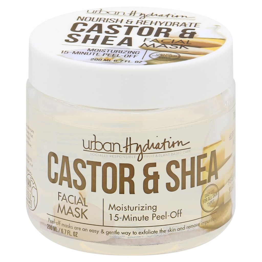 Urban Hydration Castor & Shea facial mask 6.7oz(200ml)  