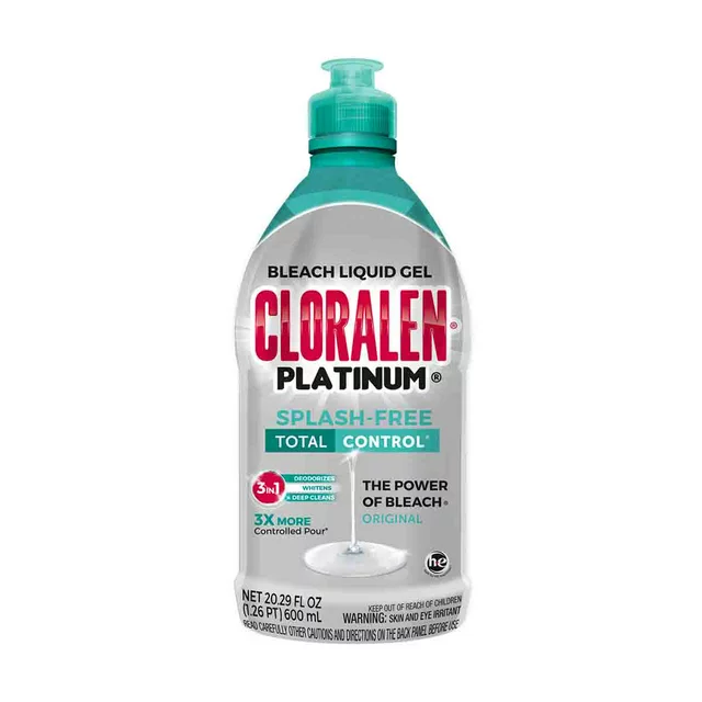 Cloralen Platinum Bleach Liquid Gel 20.29 oz 600ml