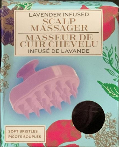 Scalp massager rose/lavender infused 