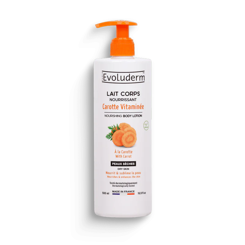 [FR] Evoluderm lait corps carotte  (500ml) 