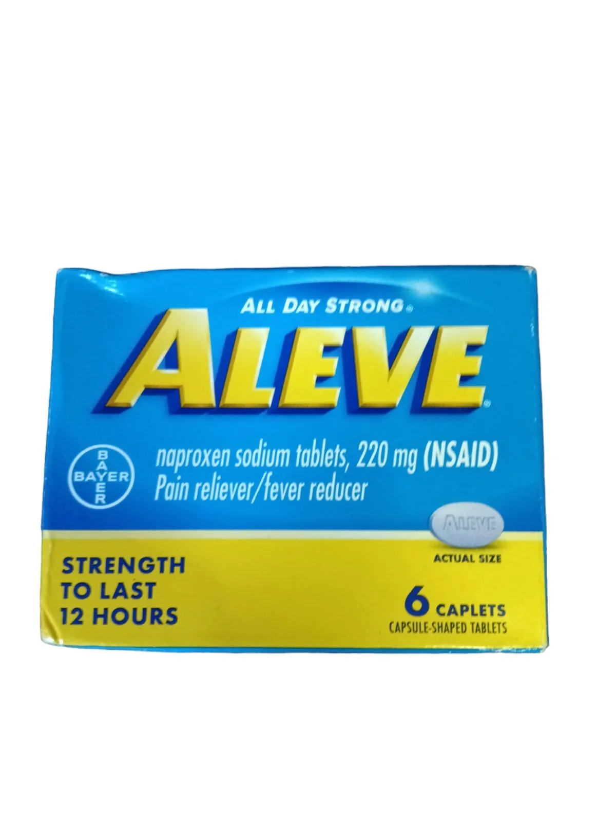 ALEVE Pain Reliever/ Fever Reducer 6 Caplets