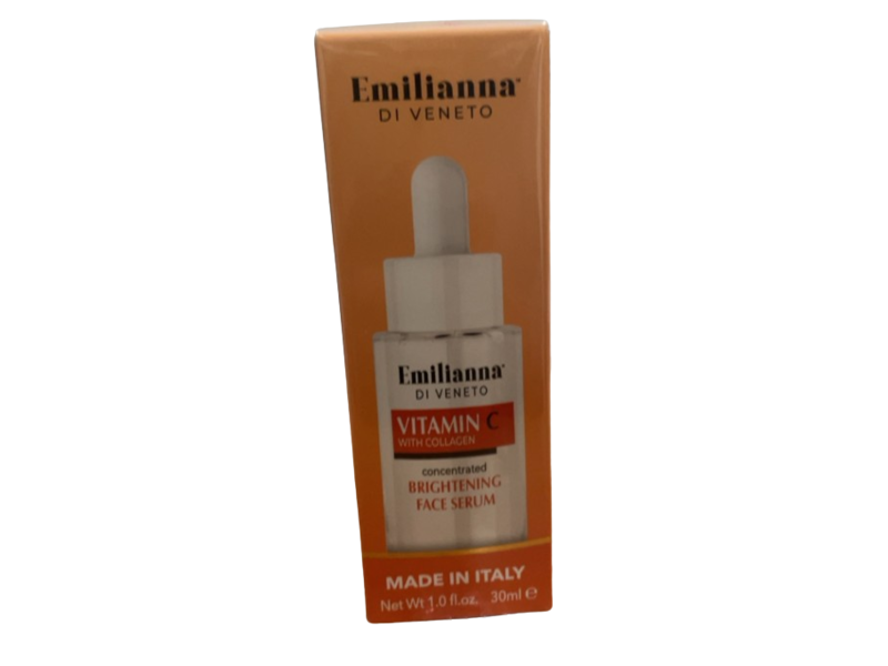 Emilianna Di Veneto Vitamin C Brightening Face Serum, Collagen, 1.0 fl oz/30 mL