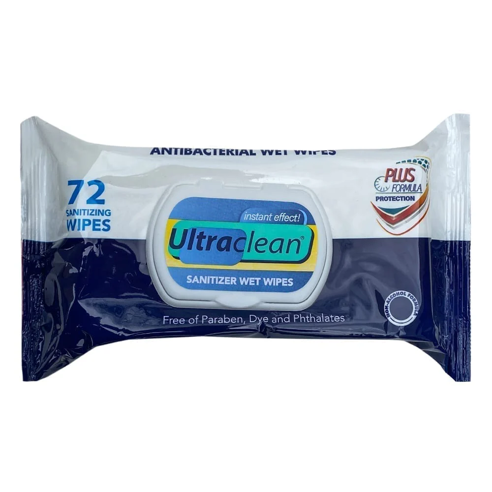 UltraClean - Sanitizer Anti-Bacterial Wet Wipes (72 ct)