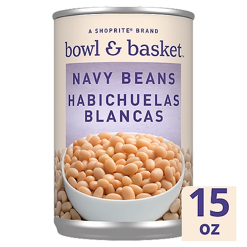 Bowl & Basket Navy Beans, 15 oz(425g)