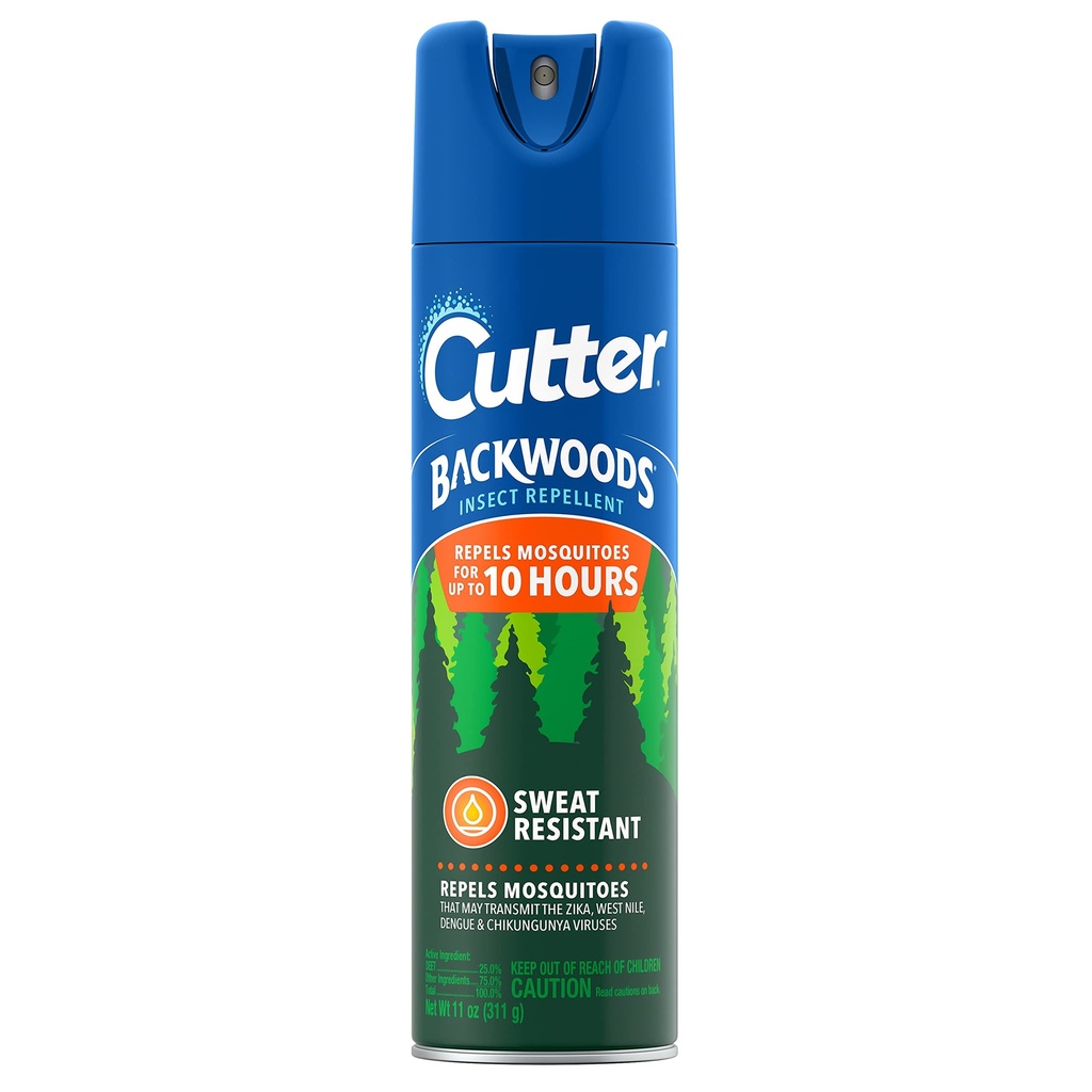 Cutter Backwoods Insect Repellent Spray, 11 Fl Oz (311g)