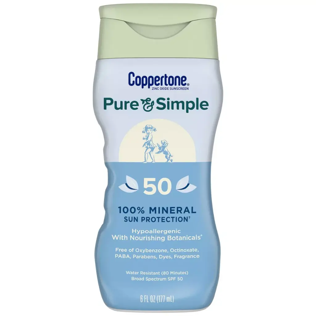 Coppertone Pure & Simple 50 Sunscreen Lotion (177ml)