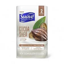 Suave cocoa & Shea twin pack soap bar(190.4g) 