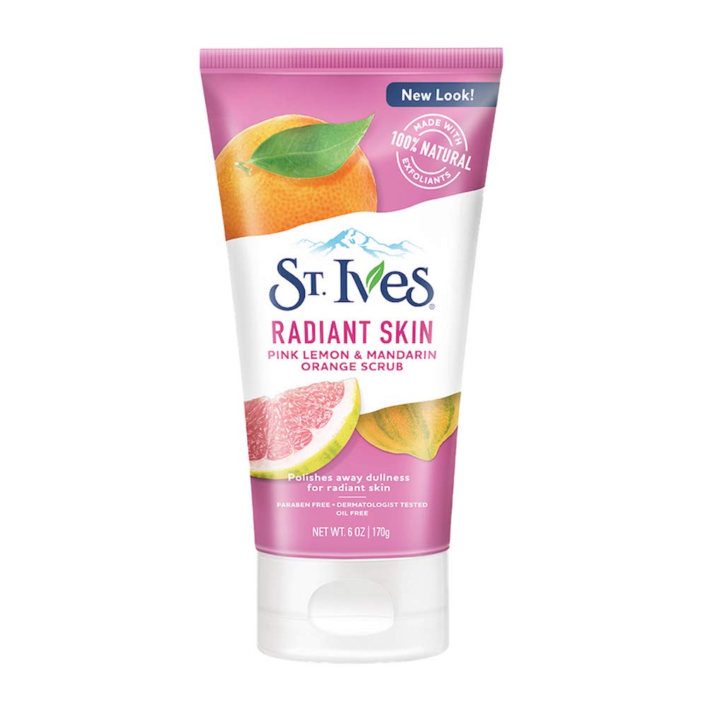 St Ives- Radiant Skin scrub & mask 150ml (Pink lemon& mandarin) 