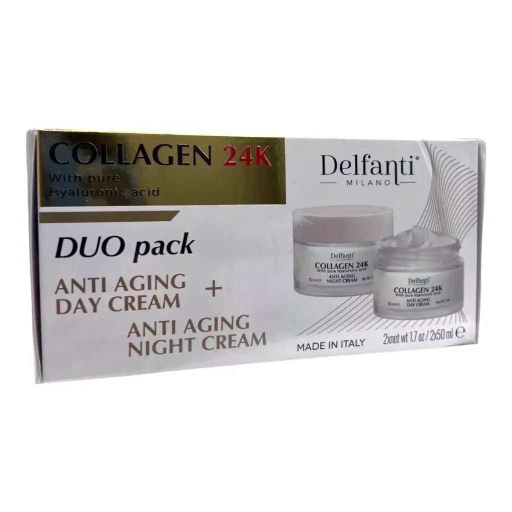 Delfanti Hyaluronic Acid and Retinol Day/night treatment 2x 1.7 fl oz (50ml each)