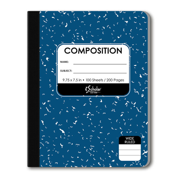 ischolar Bleu Composition - wide ruled, 70 Sheets  