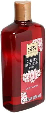 SPA Luxury Body wash -Cherry Blossom -  12.5oz (370ml)  