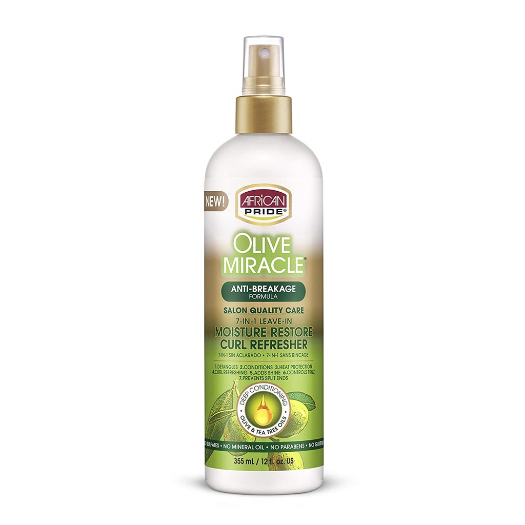 [FD] African Pride Olive Miracle Anti breakage formula Oil moisturizer lotion, 12 oz. (355ml) with tea tree