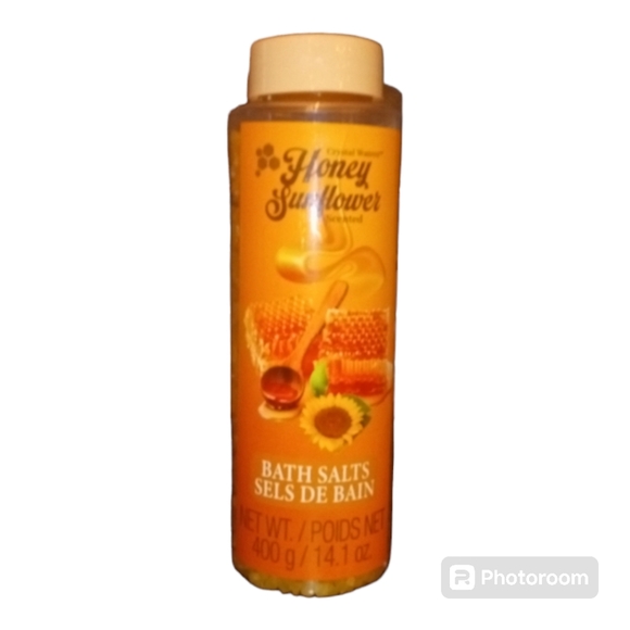 Crystal Waters Honey Sunflower scented Bath salt 14.1`oz(400g)