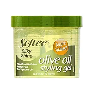 Softee Silky shine olive Oil styling gel 32 Oz (907g)