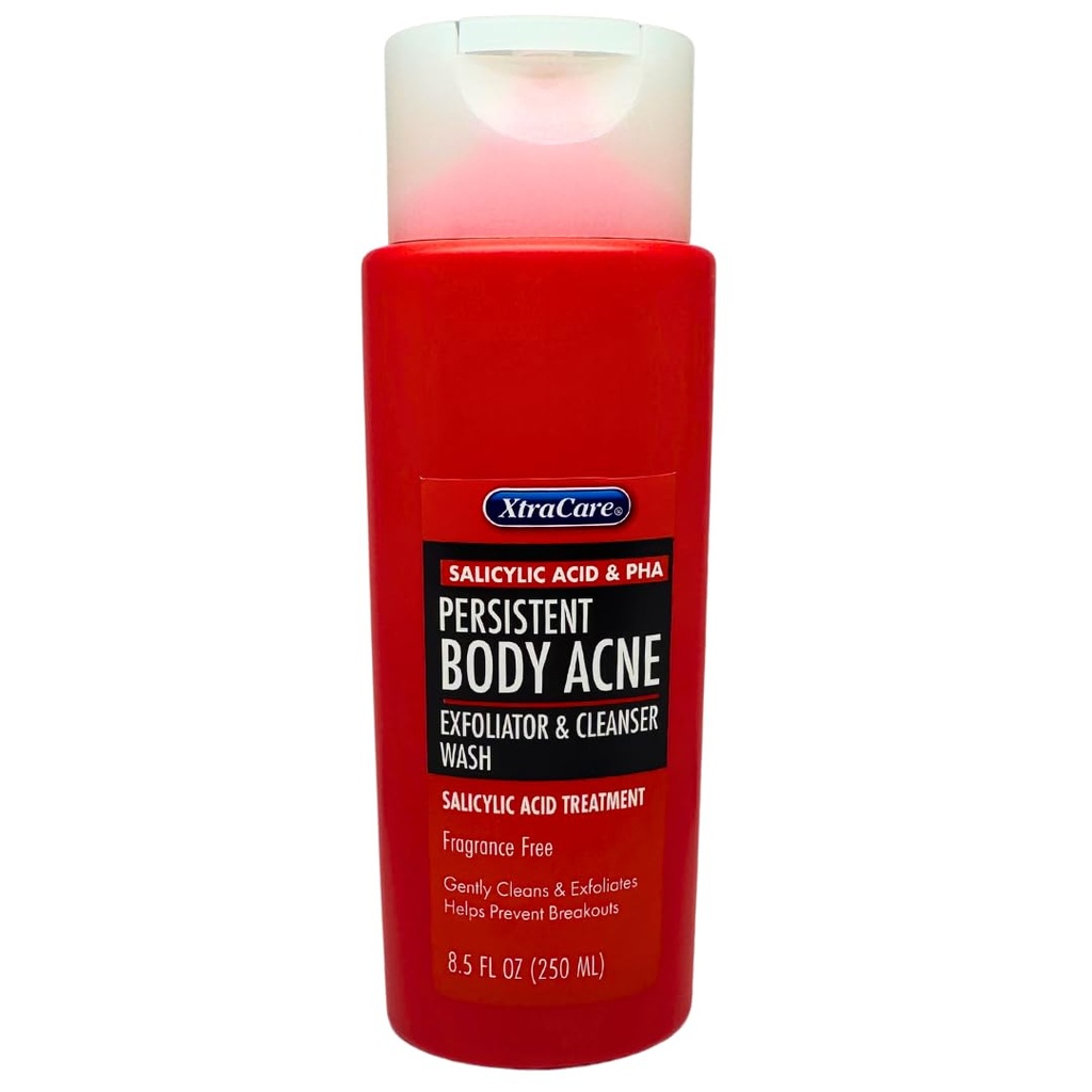 Xtracare Body Acne exfoliator & cleanser wash 8.5oz(250ml)