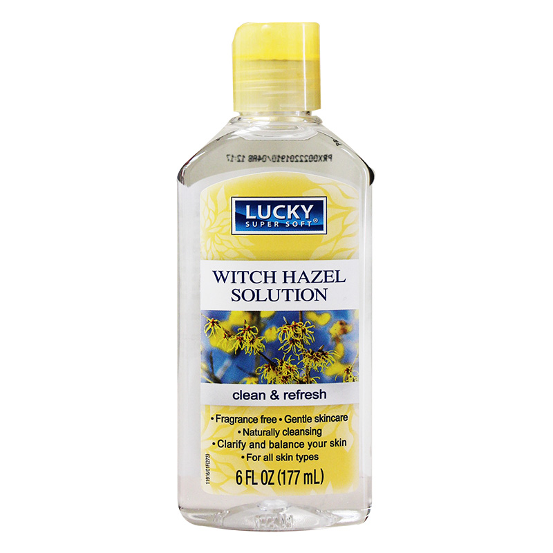 Lucky Super Soft Witch Hazel Solution  - 6 Oz (177ml) 