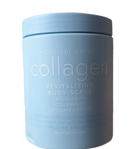 Clinical Works - Collagen revitalizing body scrub  (670g)