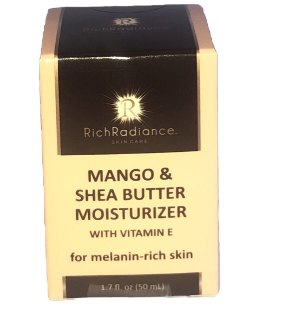 Rich Radiance Mango & Shea butter moisturizer with vitamin E  50ml  (1.7oz)