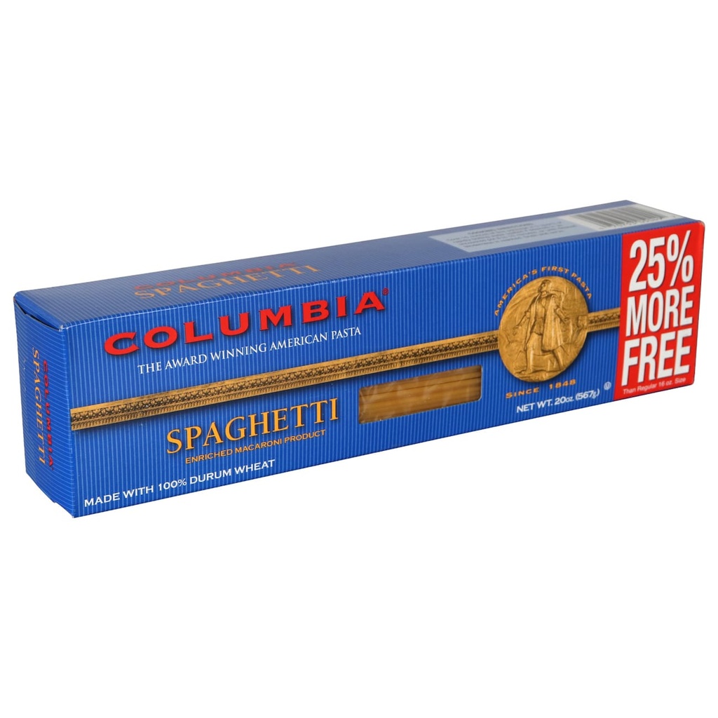 Columbia Spaghetti 20 oz (567g)
