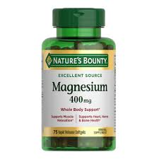 Nature's Bounty - Magnesium 400 mg - 75 softgels