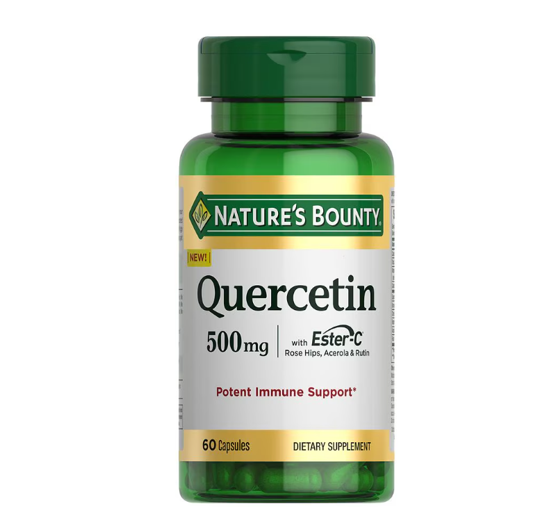 Nature's Bounty Quercetin Immune Support Dietary Supplement Capsules, 500 mg, 60 capsules