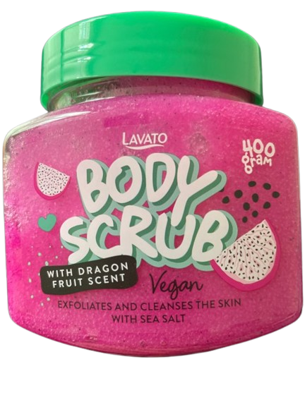 lavato Body scrub with dragon fruit scent  