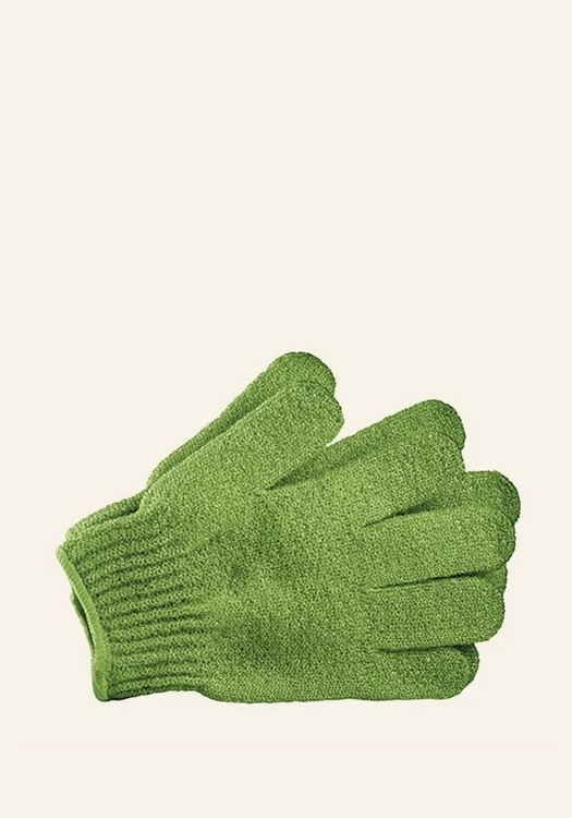 the bath shop gants exfoliants (vert)