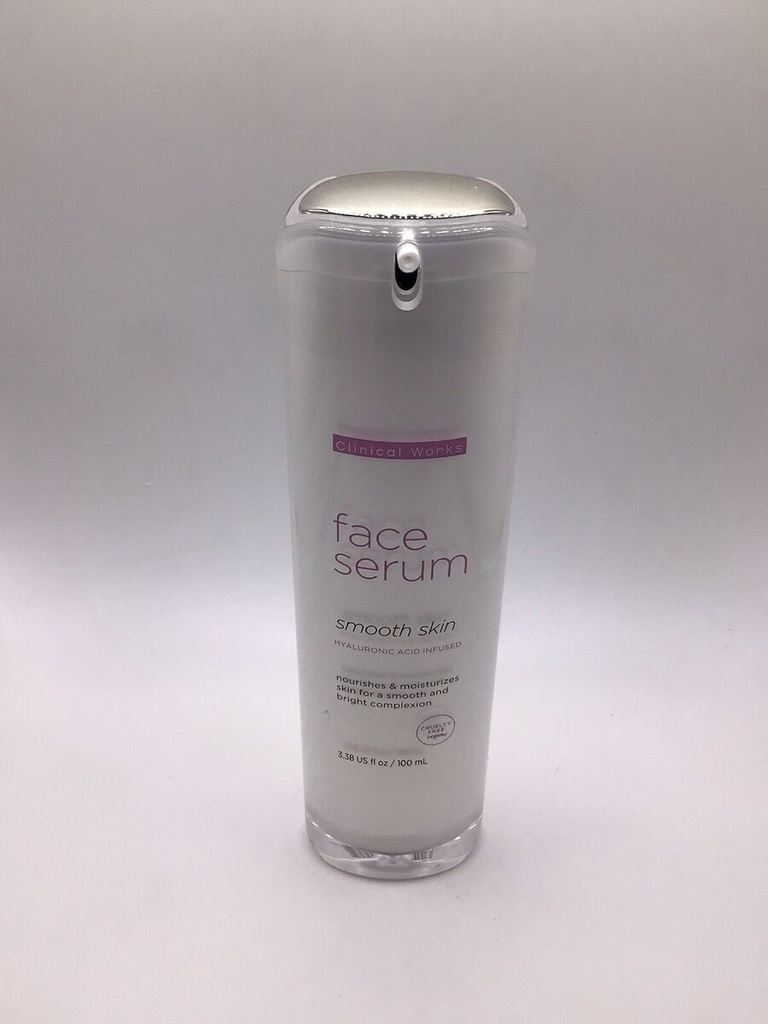 Clinical Works Face Serum Smooth Skin Hyaluronic Acid Infused